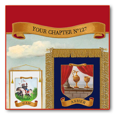 Personalize your Banners with the Name of your Chapter. 12 Royal Arch Banners.