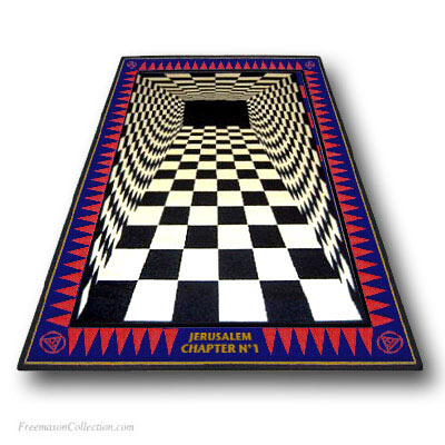 Personalized Royal Arch Carpet. Included: personalization with the name of the Chapter. Anti-stain, anti-fouling. Freemasonry