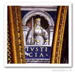 Cardinal Virtues : Justice, France, early XVIth. Freemasonry