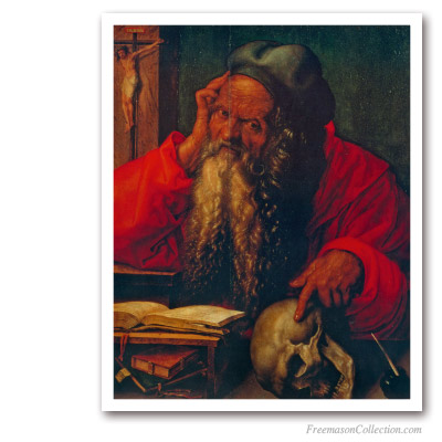 Saint Jerome. Albrecht Durer, 1521. Masonic Paintings