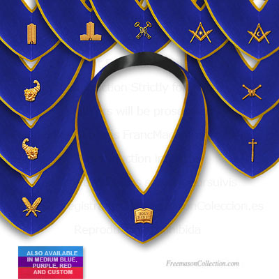 Blue Lodge 11 Officer Collars   - Blue Lodge Regalia