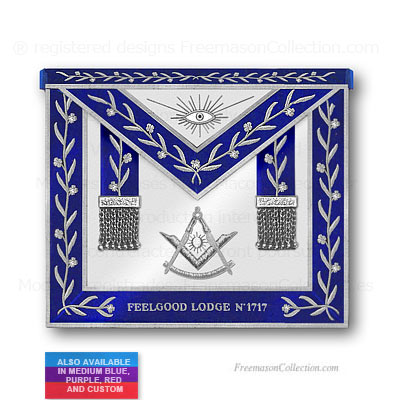 'Blue Lodge Past Master Apronn - Blue Lodge Regalia