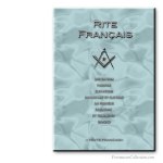 Apprenti, Compagnon, Maître Rite Français. Freemasonry