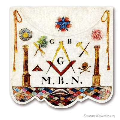 Masonic 'Mosaic' Master Apron 