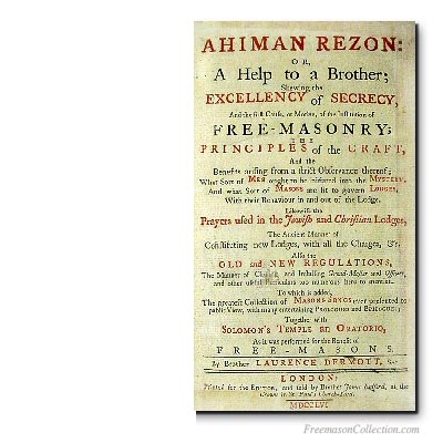 Ahiman Rezon. 1756
