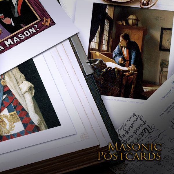 MASONIC POSTCARDS - FREEMASONRY
