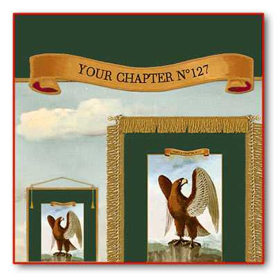 Personalize your Banners with the Name of your Chapter. 5 Large Royal Arch Banners.