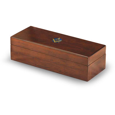 Box for Masonic Gavel Square and Compass. Gift Freemasonry