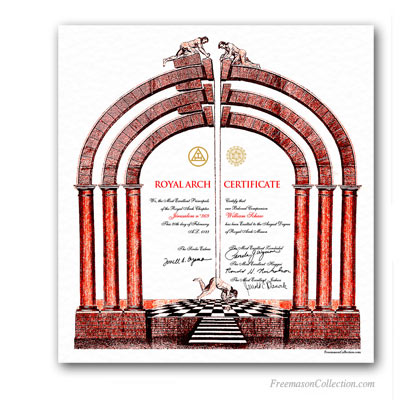 Royal Arch Certificate.