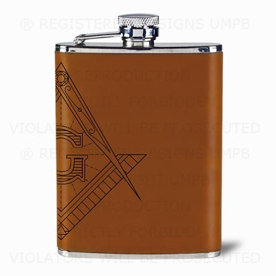 Masonic Hip Flasks. Masonic Gifts.