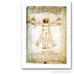 The Vitruvian Man. Leonardo Da Vinci, circa 1490