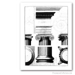 Ionic Column (2). Chastillon, 1684