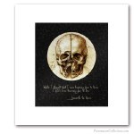 The Da Vinci Skull, Leonardo Da Vinci, 1489