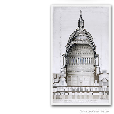 Capitol Dome Cross-section