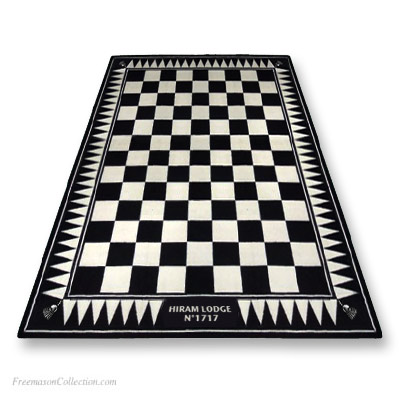 Personalized Lodge carpet. Included: personalization with the name of your Lodge. Anti-stain, anti-fouling. Freemasonry. Freemasonry