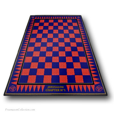 Personalized Royal Arch Carpet. Included: personalization with the name of the Chapter. Anti-stain, anti-fouling. Freemasonry