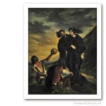 Hamlet and Horatio in the Graveyard. Eugene Delacroix, 1839. Freemasonry