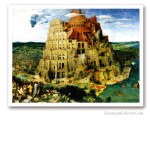The Tower of Babel, Bruegel L'Ancien, 1563. Freemasonry