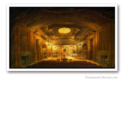 Freemason's Hall. Masonic Paintings