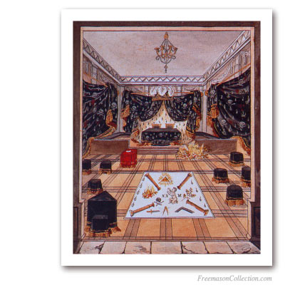 Grand Master Architect Lodge. Masonic Paintings