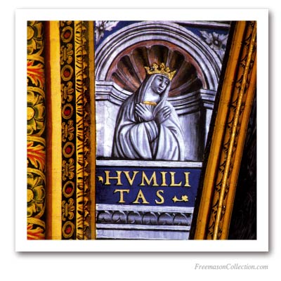 Virtues : Humility. Masonic Paintings