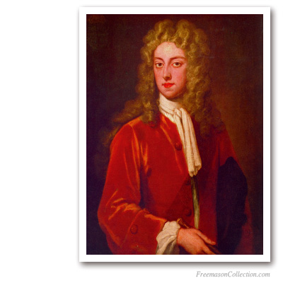The Duke of Montagu. Early XVIIIth. Masonic Paintings