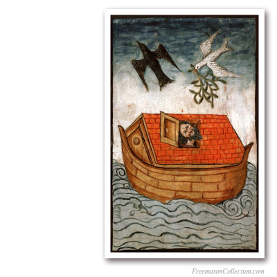 Noah Ark. Anonymous. XV. Royal Ark Mariners. Masonic Paintings
