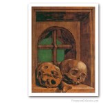 Skulls, Hans Holbein Le Jeune, circa 1530. Freemasonry