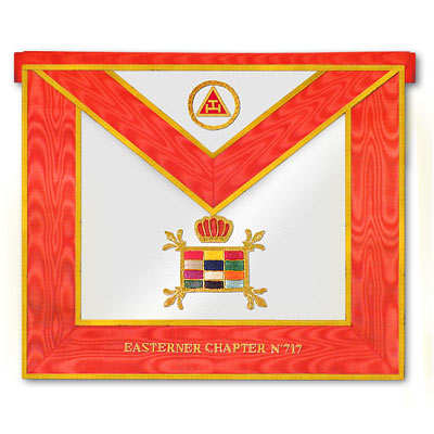 'Royal Arch Past High Priest Apron -Massachussetts regulation- Royal Arch Regalia