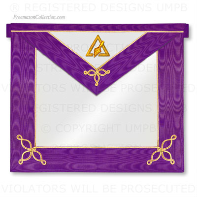 'Cryptic Masons - Royal and Select Masters Apron - R&SM Regalia