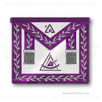 'Cryptic Masons - Royal and Select Masters Apron - R&SM Regalia