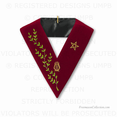 14° Degree Scottish Rite Organist Collar