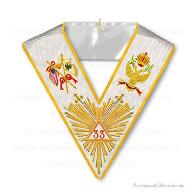 '33° Degree Collar- Scottish Rite Regalia