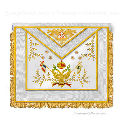 '33° Degree Apron- Scottish Rite Regalia