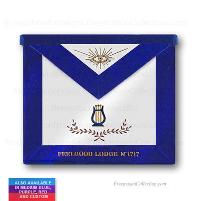 Blue LodgeOrganist Apron - Blue Lodge Regalia