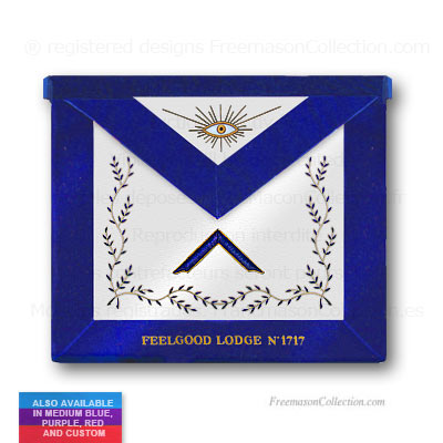 Blue Lodge Worshipful Master Apron - Blue Lodge Regalia