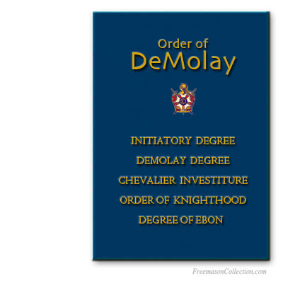 DeMolay 5 Degrees Rituals. Appendant masonic bodies rituals.