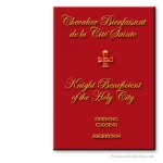 Knight Beneficient of The Holy City Ritual. Chevalier Bienfaisant de la Cité Sainte - RER. Masonic ritual