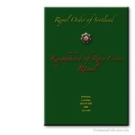 Knighthood Of Rosy Cross Ritual.  Royal Order Of Scotland . Masonic ritual