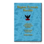 Apprenti, Compagnon, Maître Régime Ecossais Rectifié. Freemasonry