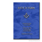 Apprenti, Compagnon, Maître Rite d'York. Freemasonry