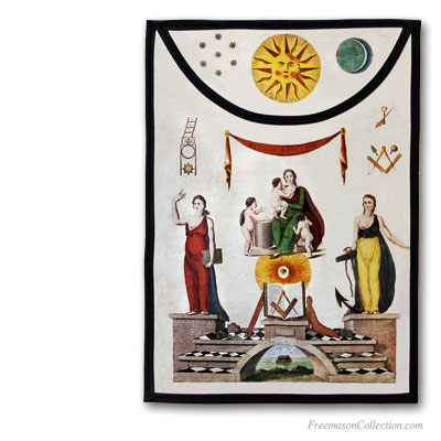 Masonic '3 Virtues' Apron